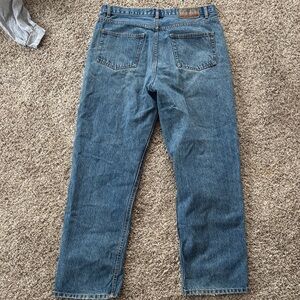 Vintage Steve and Barry’s 35x32 Heavyweight Denim Casual Fit Blue Jeans